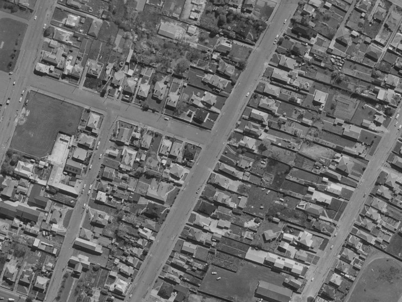 39 Mathesons Road from the air, 1970-1974