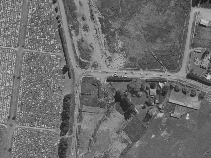 8P Bromley Road from the air, 1970-1974