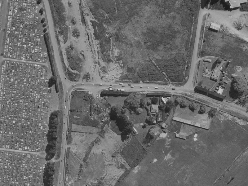 12 Bromley Road from the air, 1970-1974
