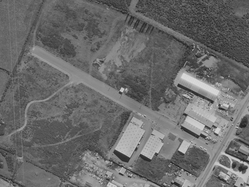24A Wickham Street from the air, 1970-1974