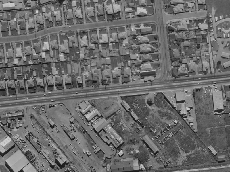 328 Blenheim Road from the air, 1970-1974