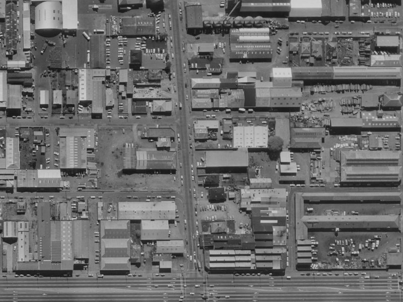 204 Antigua Street from the air, 1970-1974