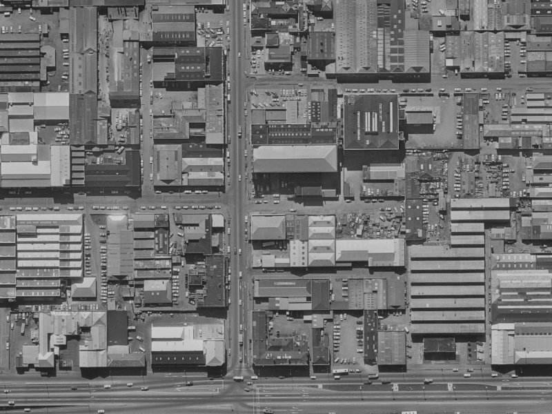 8 Eaton Place from the air, 1970-1974