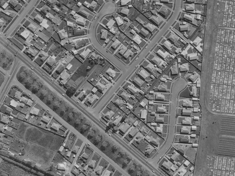6 Damien Place from the air, 1970-1974