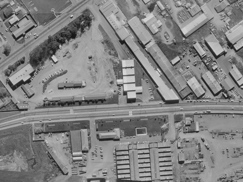 538 Blenheim Road from the air, 1970-1974