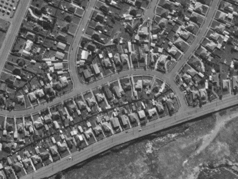 11 Taurima Street from the air, 1970-1974