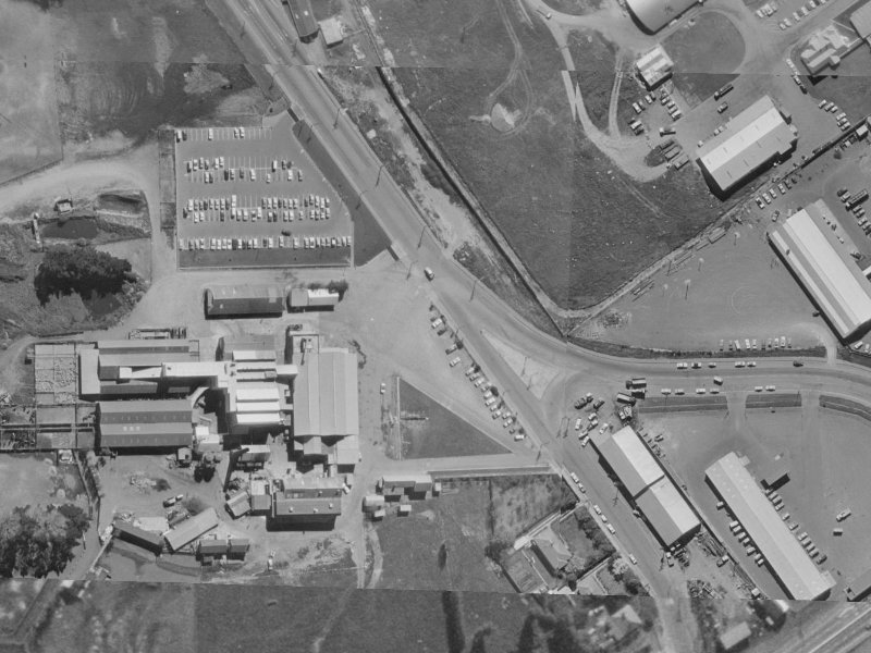 19 Racecourse Road from the air, 1970-1974