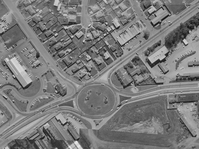 156 Main South Road from the air, 1970-1974