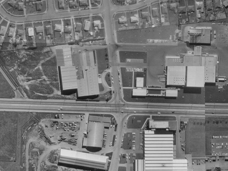 453 State Highway 73A from the air, 1970-1974