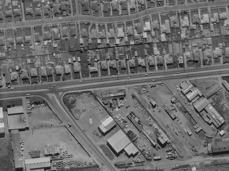 351 Blenheim Road from the air, 1970-1974