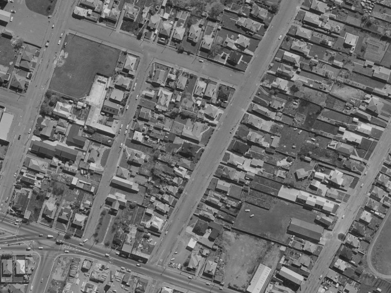 27 Mathesons Road from the air, 1970-1974