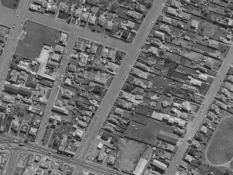 28 Mathesons Road from the air, 1970-1974