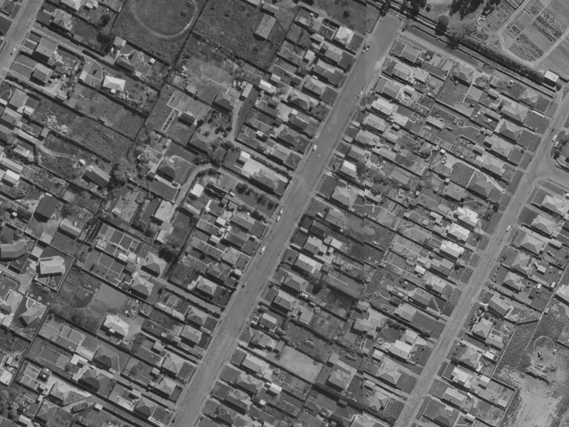 2 Harmony Lane from the air, 1970-1974