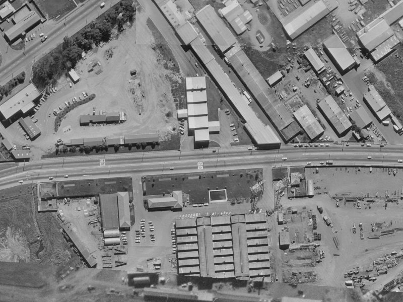 536 Blenheim Road from the air, 1970-1974