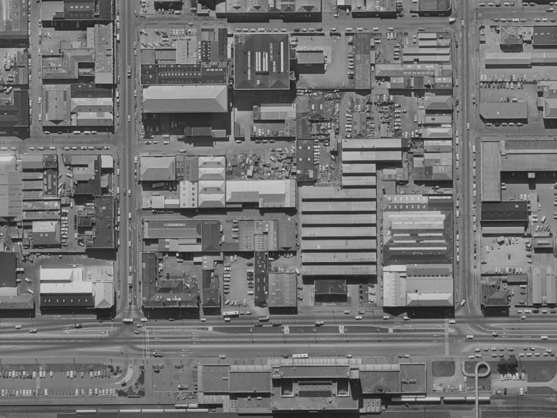 16 Mortimer Place from the air, 1970-1974