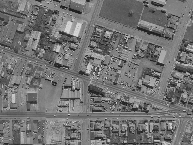 191 Ferry Road from the air, 1970-1974