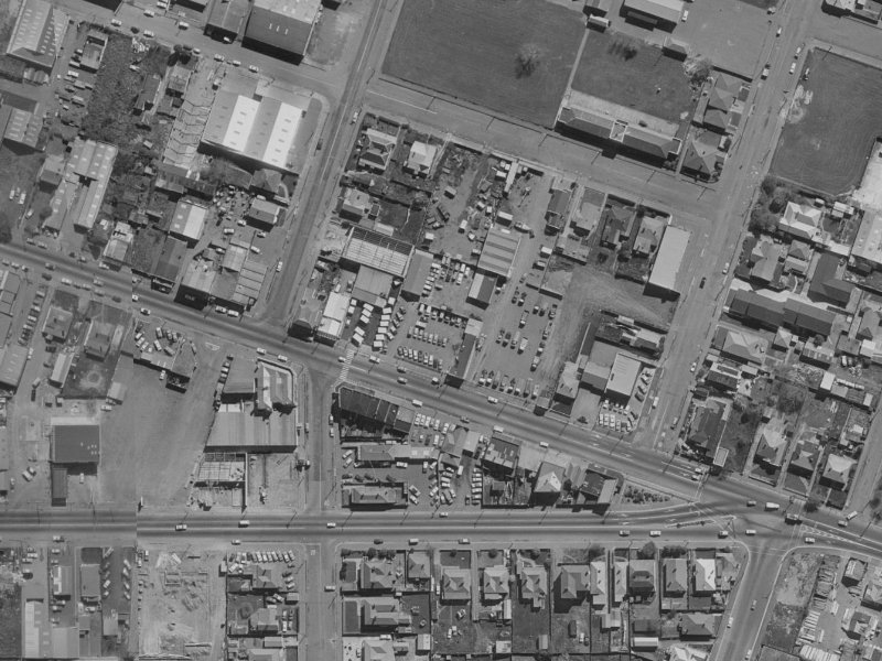 199 Ferry Road from the air, 1970-1974