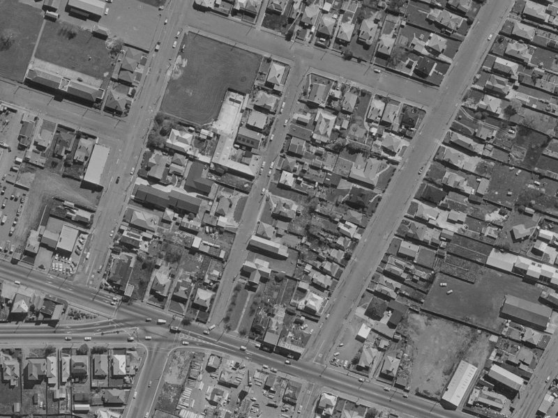 20 Leyden Street from the air, 1970-1974