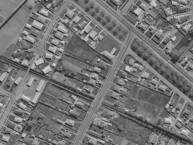 115 Tilford Street from the air, 1970-1974