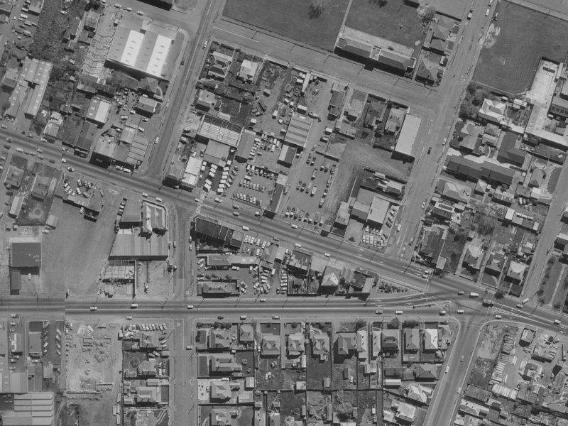 211 Ferry Road from the air, 1970-1974