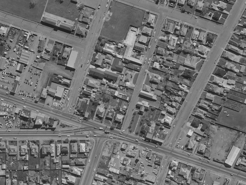 15D Leyden Street from the air, 1970-1974