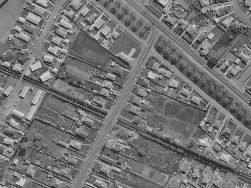 116 Tilford Street from the air, 1970-1974