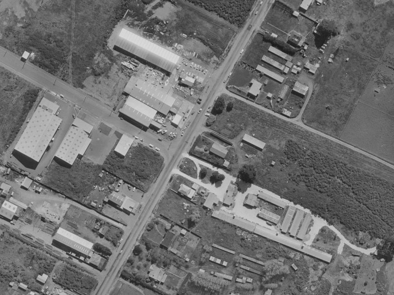 245-247 Dyers Road from the air, 1970-1974