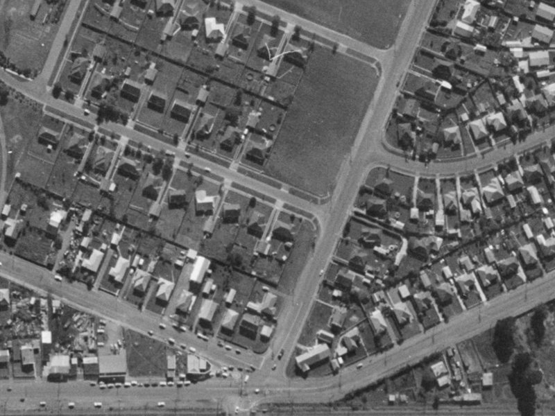 3A Gregory Avenue from the air, 1970-1974