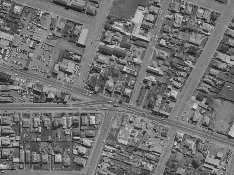 231A Ferry Road from the air, 1970-1974