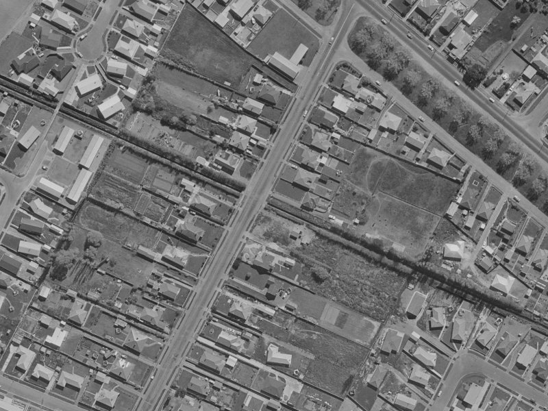 108 Tilford Street from the air, 1970-1974