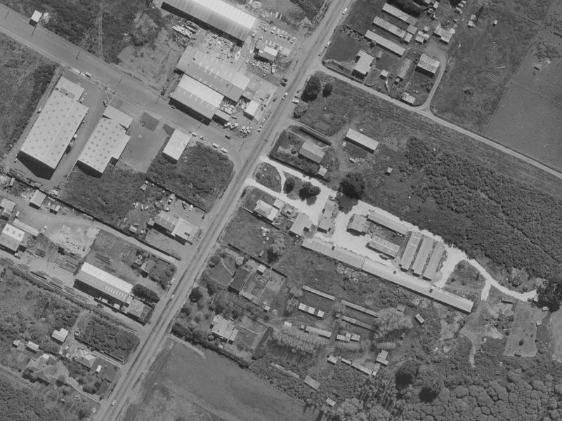 238 Dyers Road from the air, 1970-1974