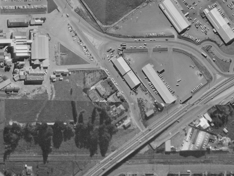 7 Racecourse Road from the air, 1970-1974