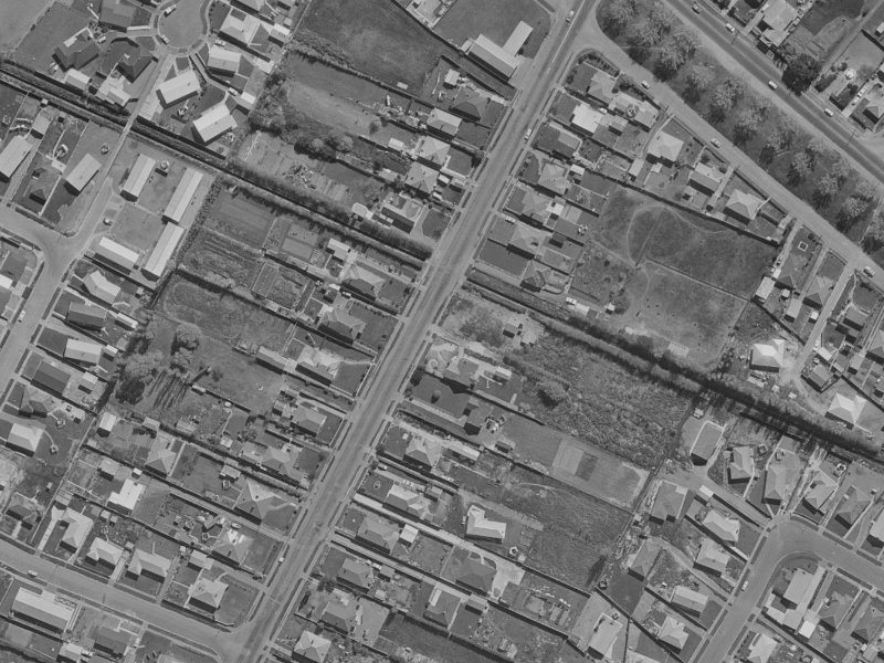 106 Tilford Street from the air, 1970-1974