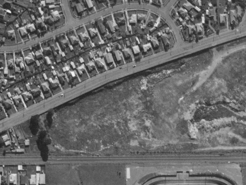 241-243 Waterloo Road from the air, 1970-1974