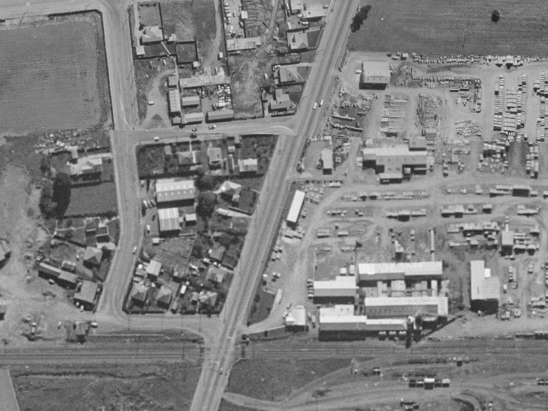 37 Carmen Road from the air, 1970-1974
