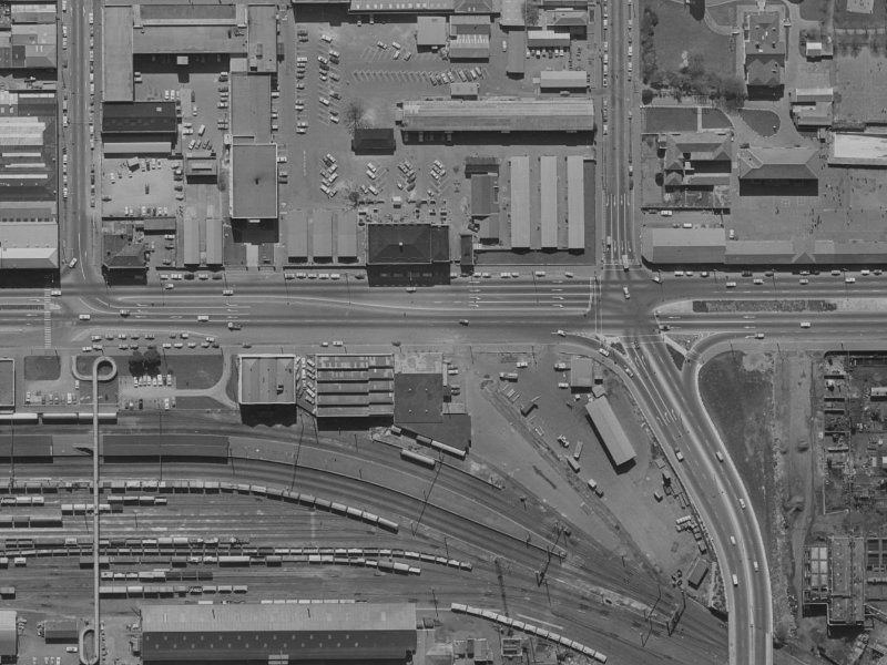 430 Moorhouse Avenue from the air, 1970-1974