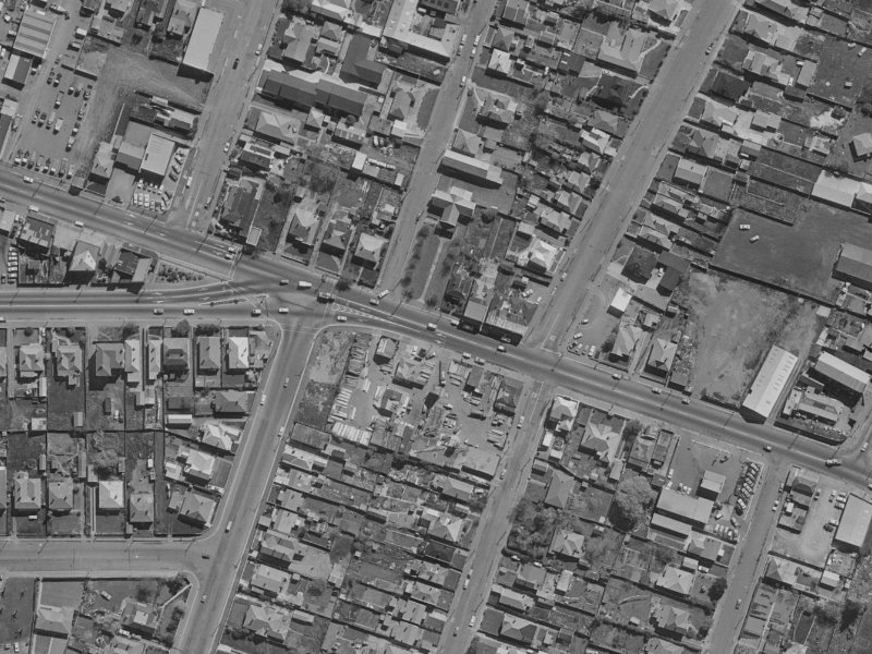 245 Ferry Road from the air, 1970-1974