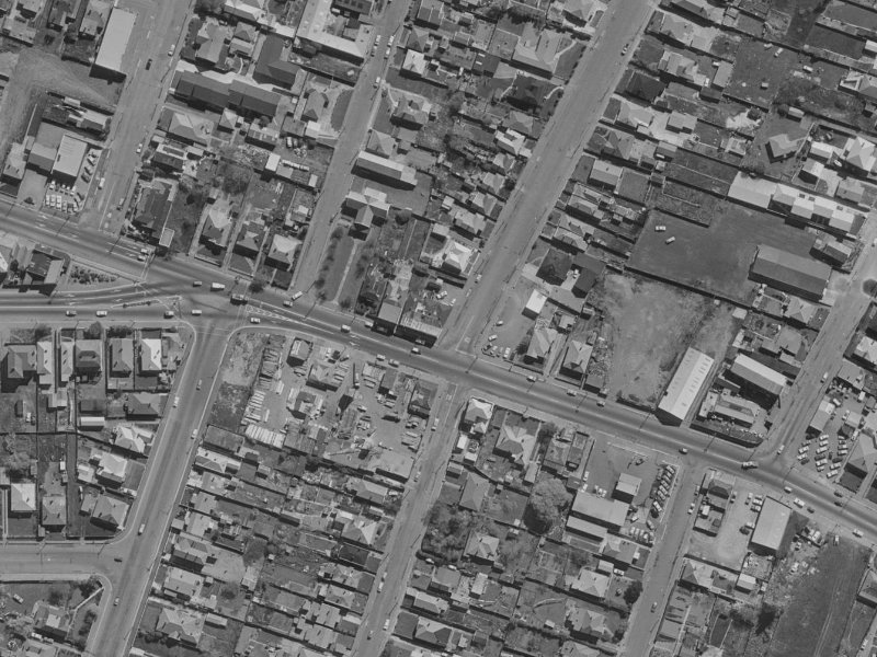 247 Ferry Road from the air, 1970-1974