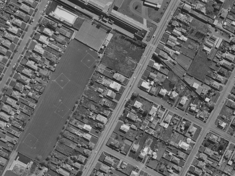 Aldwins Road from the air, 1970-1974