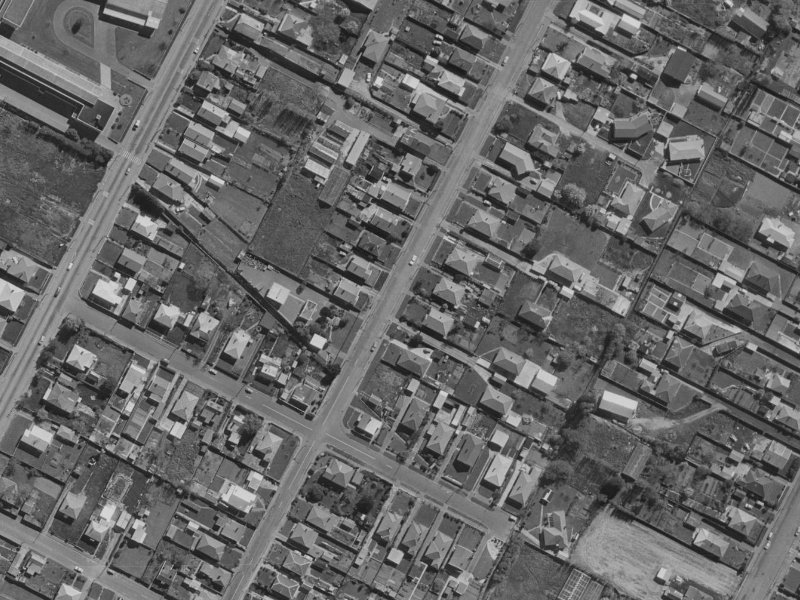57-59 Randolph Street from the air, 1970-1974