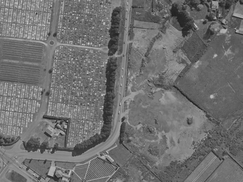 67b Keighleys Road from the air, 1970-1974