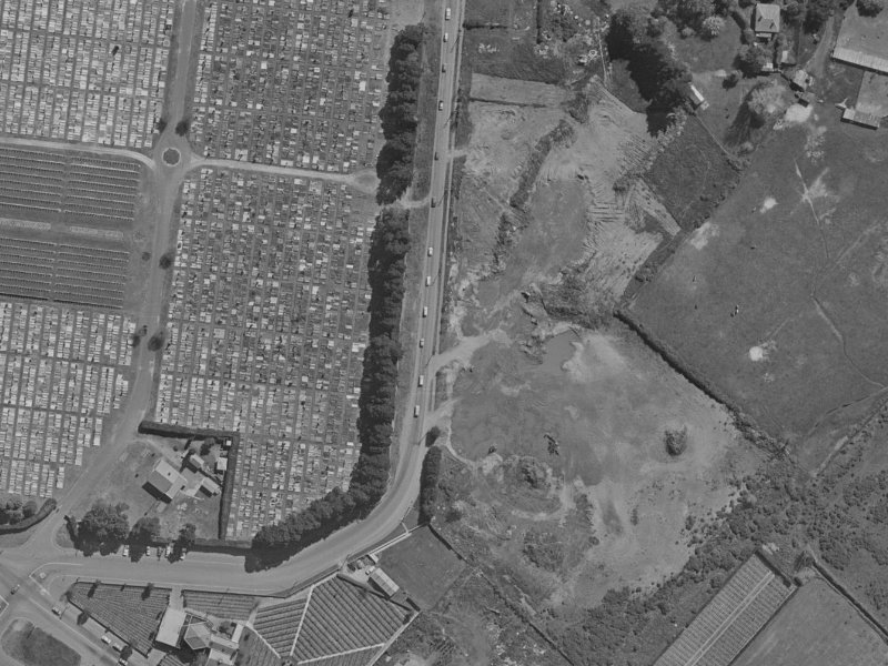 67 Keighleys Road from the air, 1970-1974