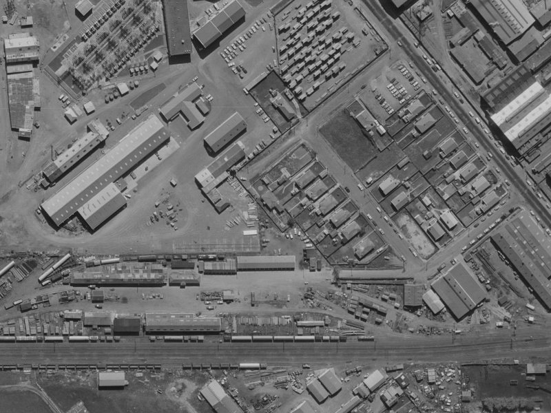 81 Whiteleigh Avenue from the air, 1970-1974
