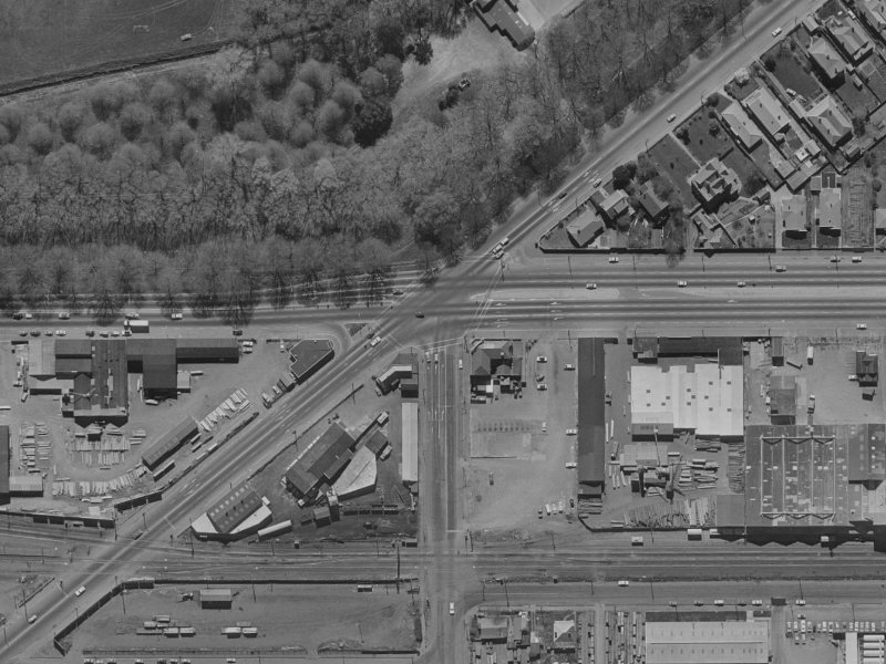 30E Moorhouse Avenue from the air, 1970-1974
