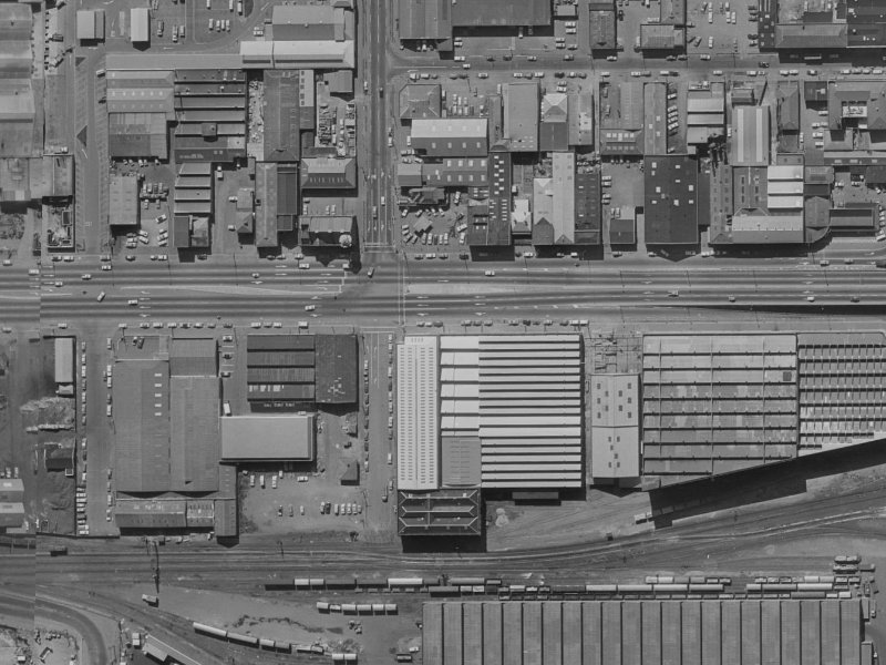 242 Moorhouse Avenue from the air, 1970-1974