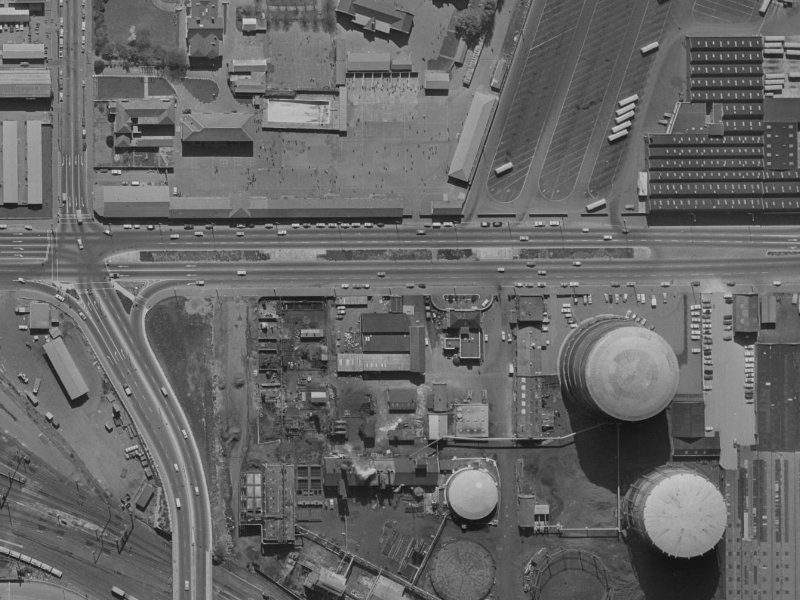 466 Moorhouse Avenue from the air, 1970-1974