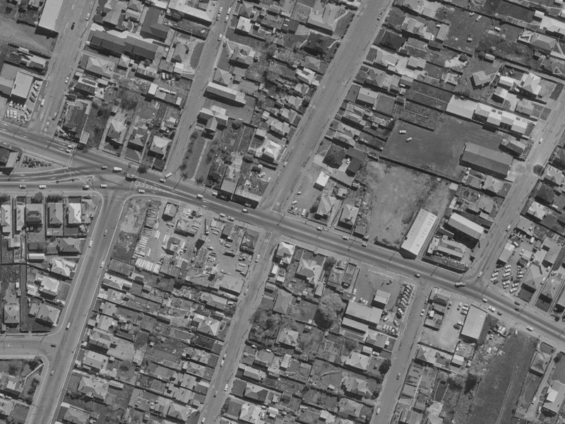 257 Ferry Road from the air, 1970-1974