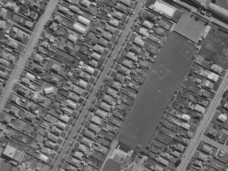 46 Ryan Street from the air, 1970-1974