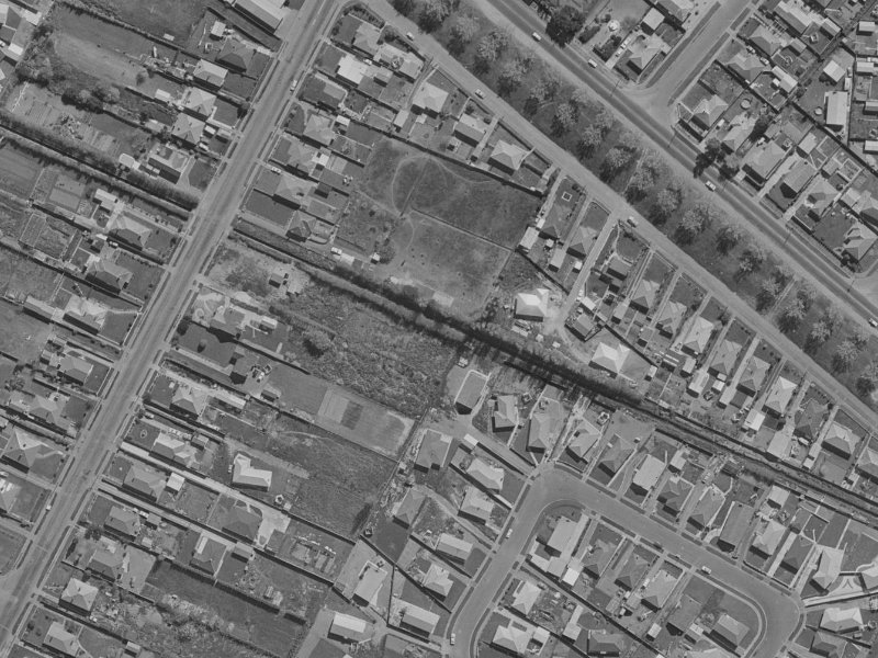 110A Tilford Street from the air, 1970-1974