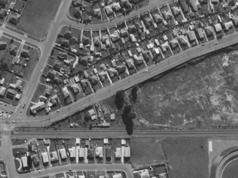 292 Waterloo Road from the air, 1970-1974